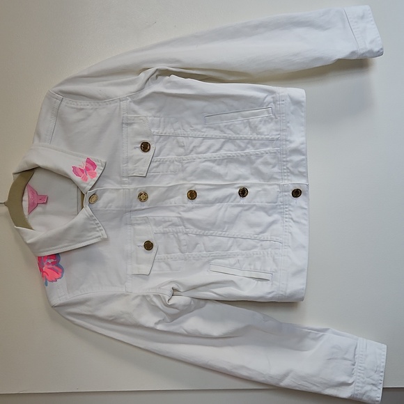 Lilly Pulitzer Jackets & Blazers - Lilly Pulitzer Denim Jacket Size L